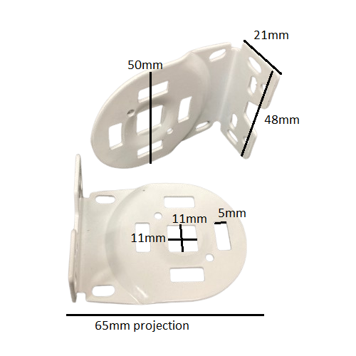 32mm Eclipse Roller Blind Brackets (New Style Senses Mark 2)